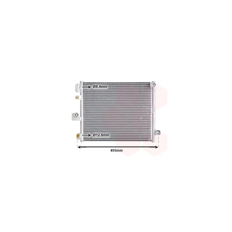 Condenseur, climatisation VAN WEZEL 82005194