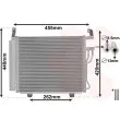 Condenseur, climatisation VAN WEZEL 82005241 - Visuel 1