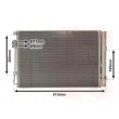 Condenseur, climatisation VAN WEZEL 82005269 - Visuel 1