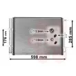 Condenseur, climatisation VAN WEZEL 82005373 - Visuel 1