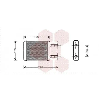 Système de chauffage VAN WEZEL 82006064