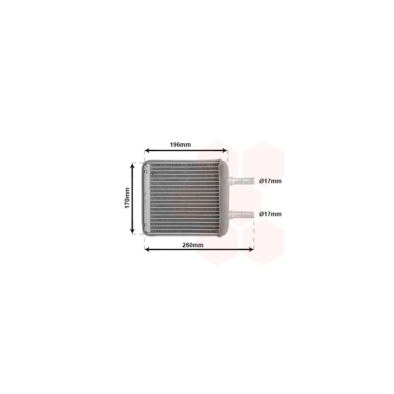 Système de chauffage VAN WEZEL 82006216