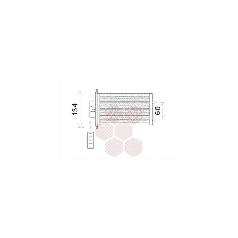 Système de chauffage VAN WEZEL 82006233