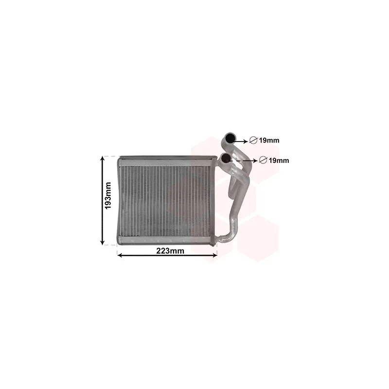 Système de chauffage VAN WEZEL 82006270