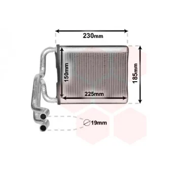 Système de chauffage VAN WEZEL 82006313