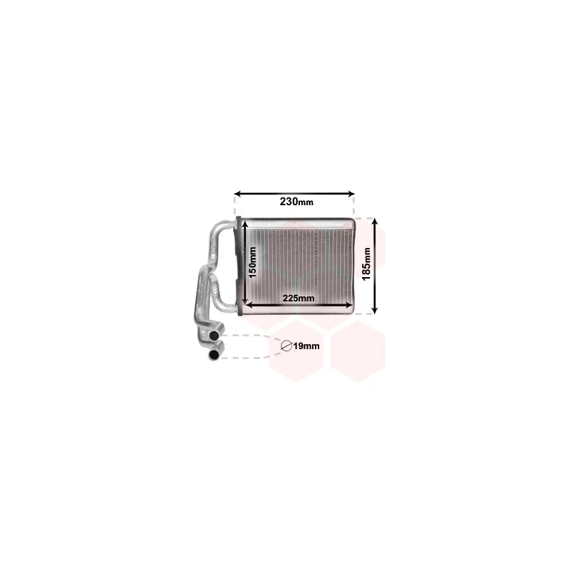 Système de chauffage VAN WEZEL 82006313