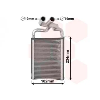 Système de chauffage VAN WEZEL 82006375