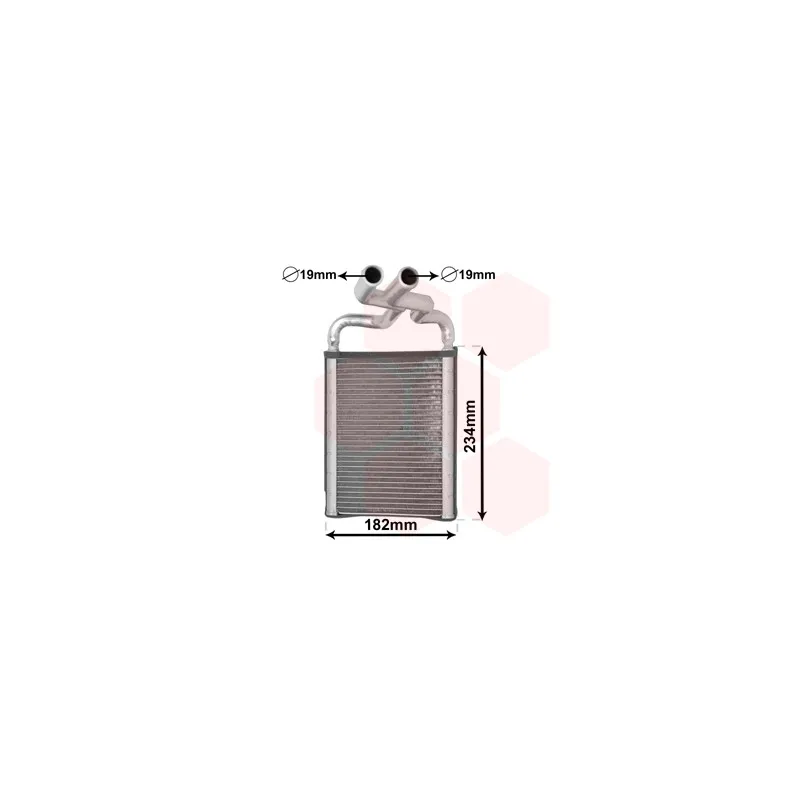 Système de chauffage VAN WEZEL 82006375