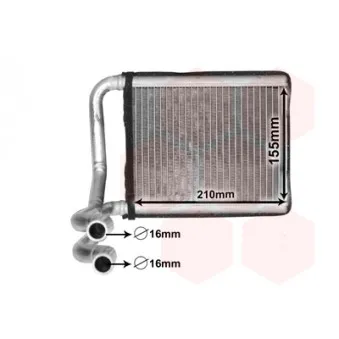Système de chauffage VAN WEZEL 82006393