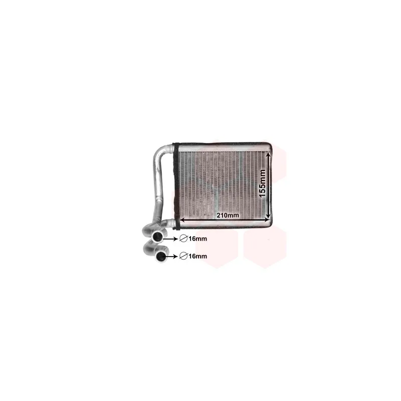 Système de chauffage VAN WEZEL 82006393