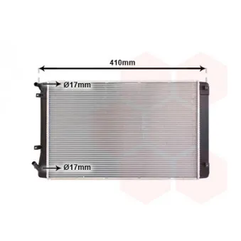 Radiateur, refroidissement du moteur VAN WEZEL 82012722