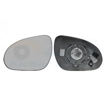 Verre de rétroviseur, rétroviseur extérieur VAN WEZEL 8207833