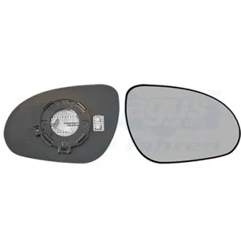 Verre de rétroviseur, rétroviseur extérieur VAN WEZEL 8207836