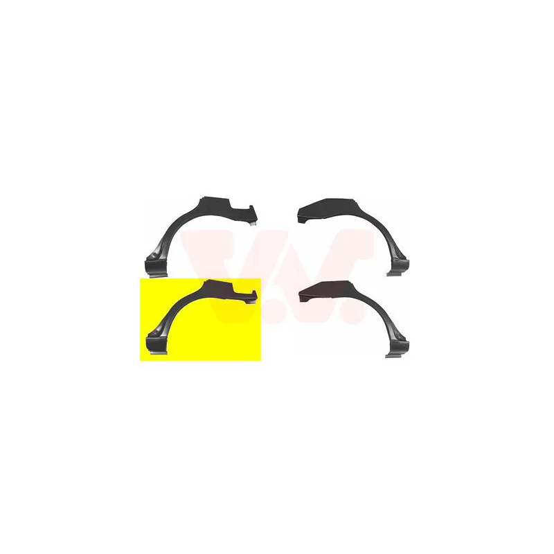 Panneau latéral arrière gauche VAN WEZEL 8224143