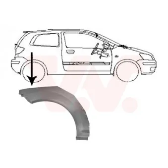 Panneau latéral arrière droit VAN WEZEL