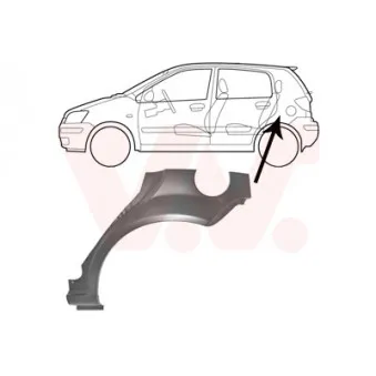 Panneau latéral arrière gauche VAN WEZEL