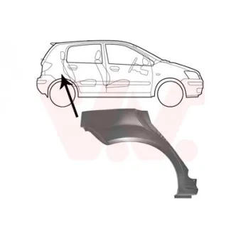 Panneau latéral arrière droit VAN WEZEL