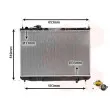 Radiateur, refroidissement du moteur VAN WEZEL 83002084 - Visuel 1