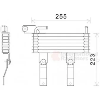 Radiateur d'huile VAN WEZEL