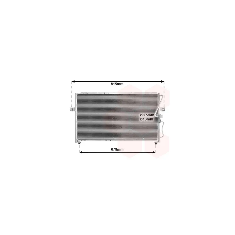 Condenseur, climatisation VAN WEZEL 83005014