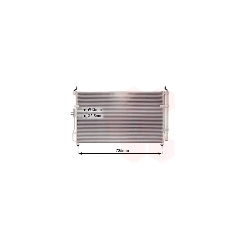 Condenseur, climatisation VAN WEZEL 83005111
