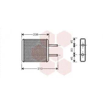 Système de chauffage VAN WEZEL 83006043