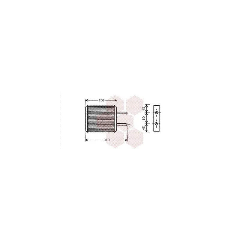 Système de chauffage VAN WEZEL 83006043