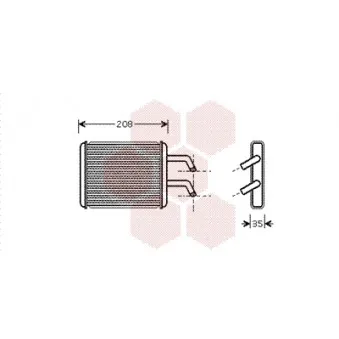 Système de chauffage VAN WEZEL 83006045