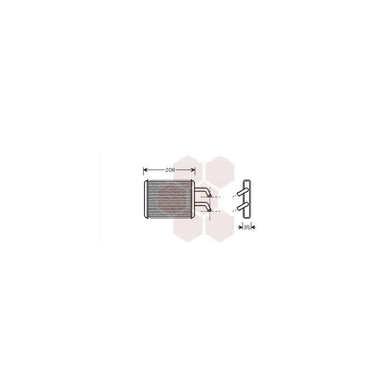 Système de chauffage VAN WEZEL 83006045