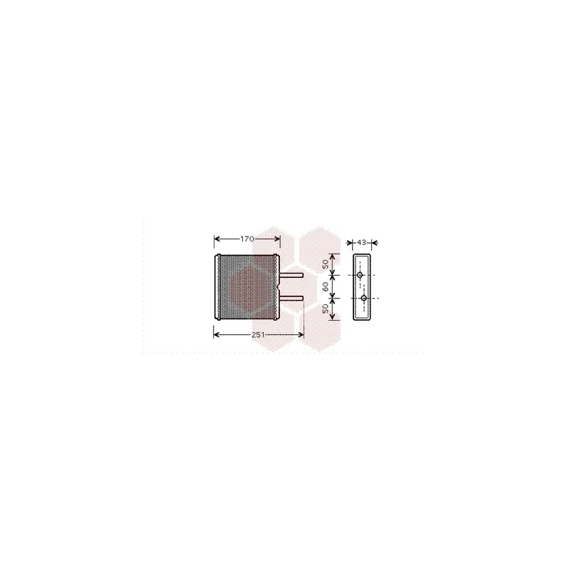 Système de chauffage VAN WEZEL 83006046