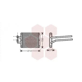 Système de chauffage VAN WEZEL 83006095