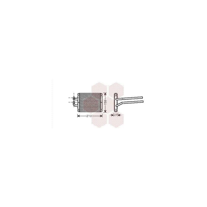 Système de chauffage VAN WEZEL 83006095