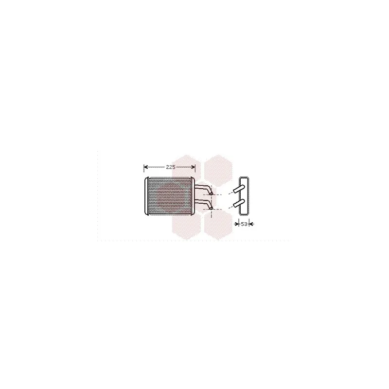 Système de chauffage VAN WEZEL 83006109