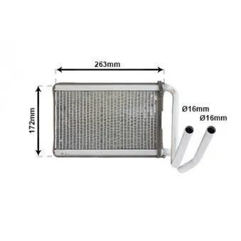 Système de chauffage VAN WEZEL 83006169