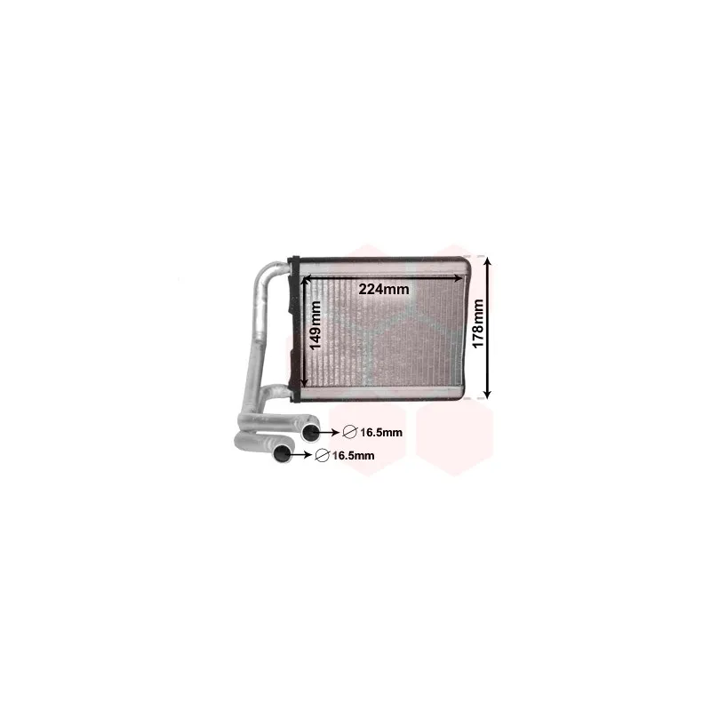 Système de chauffage VAN WEZEL 83006222
