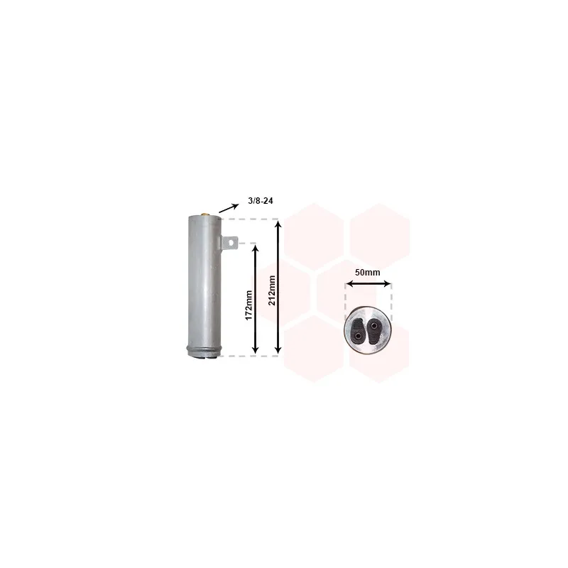 Filtre déshydratant, climatisation VAN WEZEL 8300D290