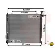 Radiateur, refroidissement du moteur VAN WEZEL 83012703 - Visuel 1