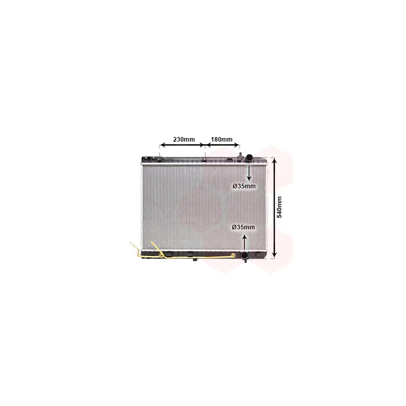 Radiateur, refroidissement du moteur VAN WEZEL 83012724