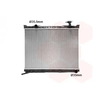 Radiateur, refroidissement du moteur VAN WEZEL 83012729