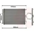 Condenseur, climatisation VAN WEZEL 83015702 - Visuel 1
