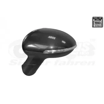 Rétroviseur extérieur VAN WEZEL 8323817