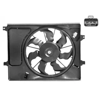 Ventilateur, refroidissement du moteur VAN WEZEL 8332746