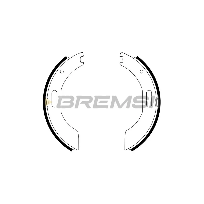 Jeu de mâchoires de frein BREMSI GF1103