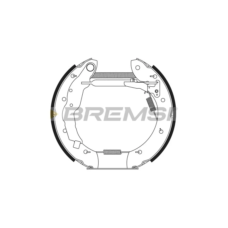 Kit de freins arrière (prémontés) BREMSI GK0257