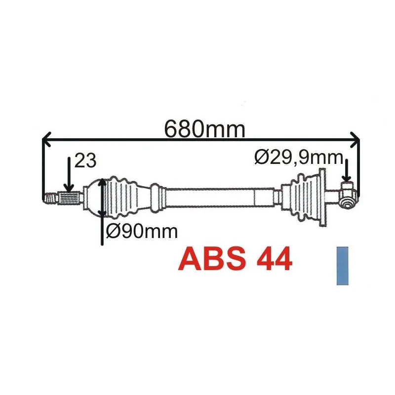 Arbre de transmission GRESA T5061 Z