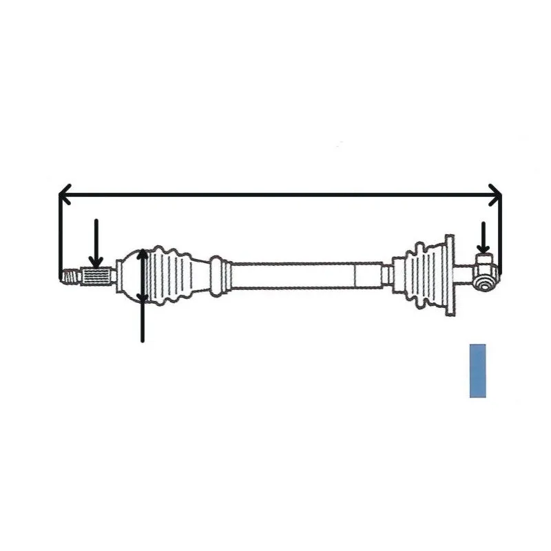 Arbre de transmission GRESA T5851