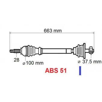 Arbre de transmission GRESA