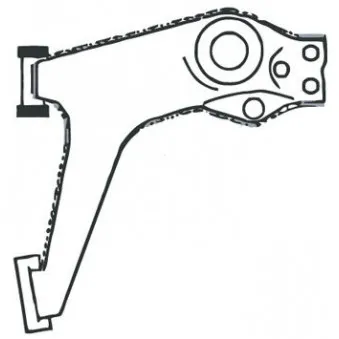 Triangle ou bras de suspension (train avant) FRAP F2082