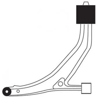 Triangle ou bras de suspension (train avant) FRAP F3331