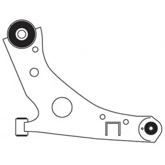 Triangle ou bras de suspension (train avant) FRAP F3413
